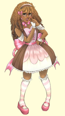 Fullbody, no background, fully rendered.